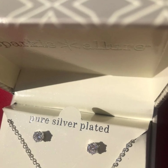 Necklace & earrings Zirconia - Picture 2 of 9